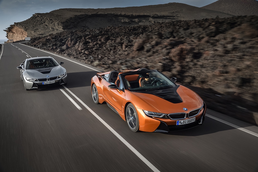 BMW i8 Roadster и BMW i8 2018