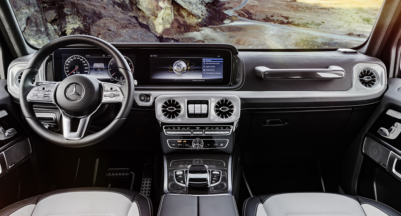 Mercedes-Benz представил интерьер G-Class нового поколения