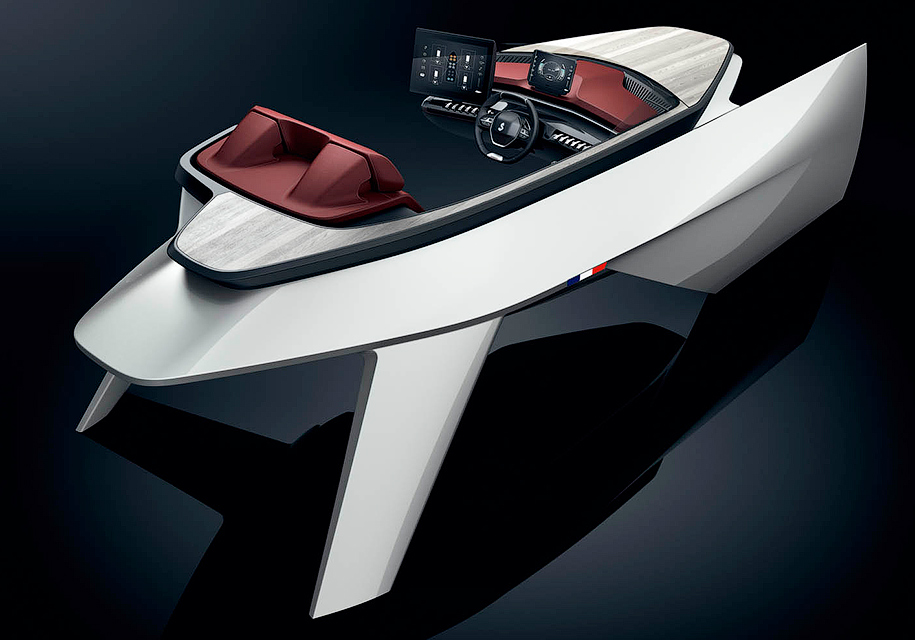 Фирменный интерьер Peugeot теперь используется для лодок 