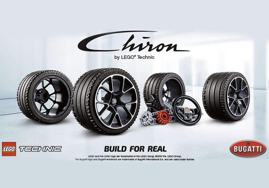  Lego выпустит модель гиперкара Bugatti Chiron 