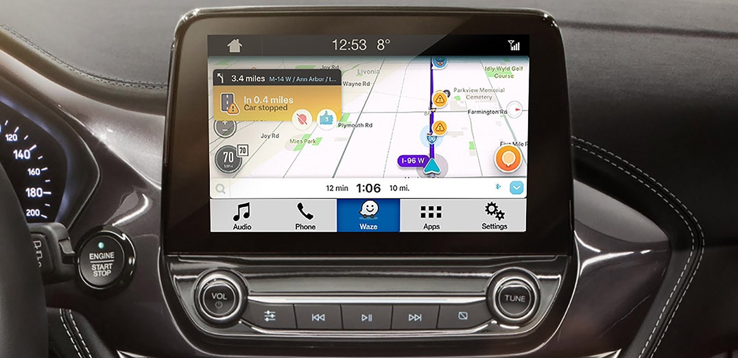 Навигатор Waze станет частью мультимедийной системы Ford