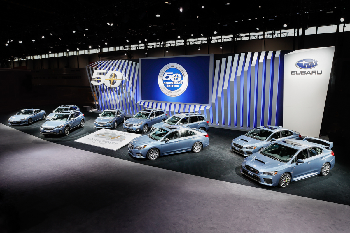Subaru выпустит ограниченную партию автомобилей к 50-летию на американском рынке