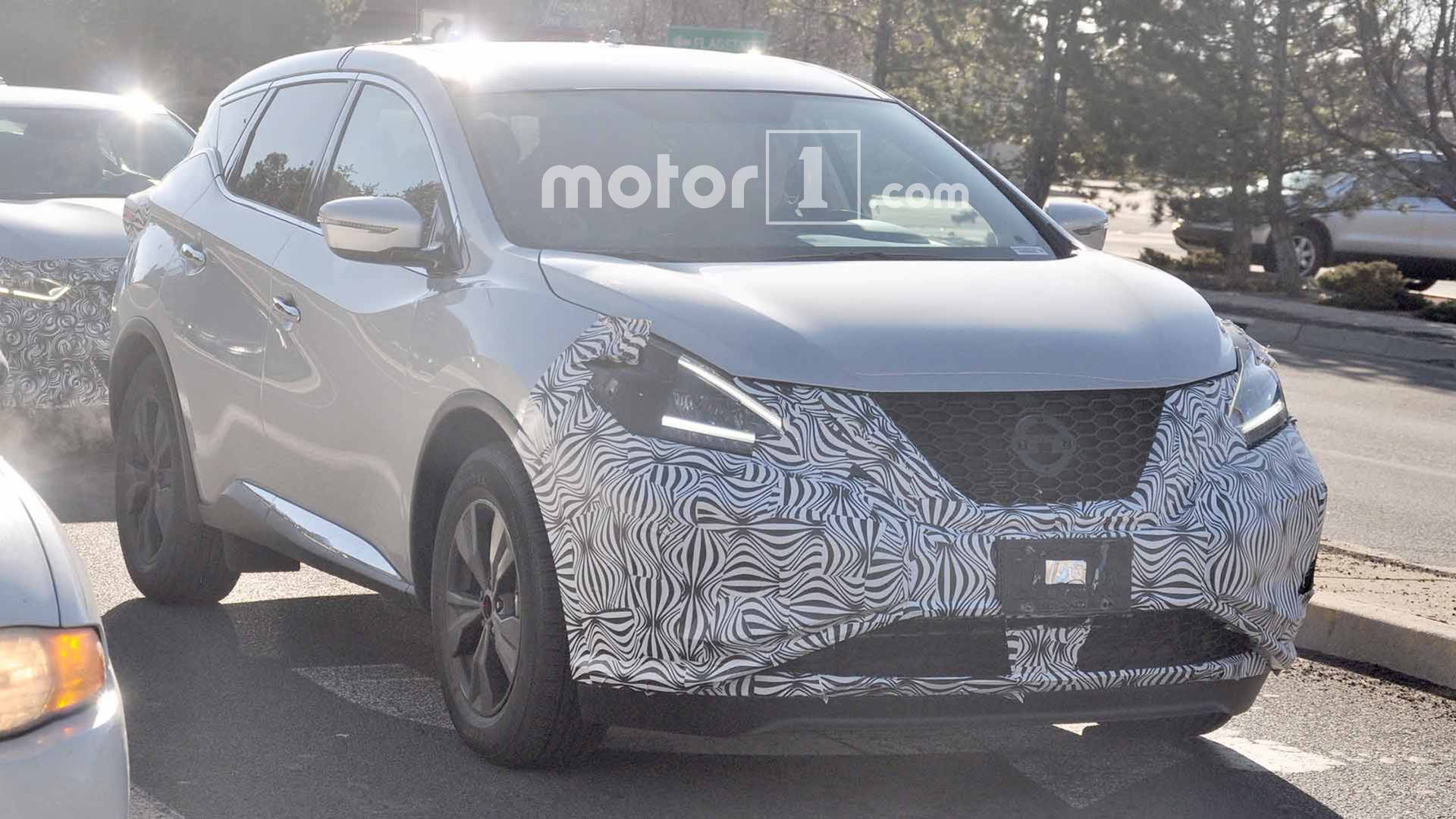 Обновленный Nissan Murano заметили на тестах