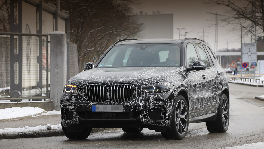 Новый кроссовер BMW X5 заметили во время дорожных тестов