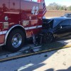 Электрокар Tesla Model S с включенным автопилотом попал в аварию